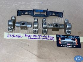 OEM 1967 Cadillac Deville Fleetwood Eldorado Calais ROCKER ARMS PIVOTS SHAFT BRACE BRACKET (ASSEMBLY FOR 2 CYLINDERS)